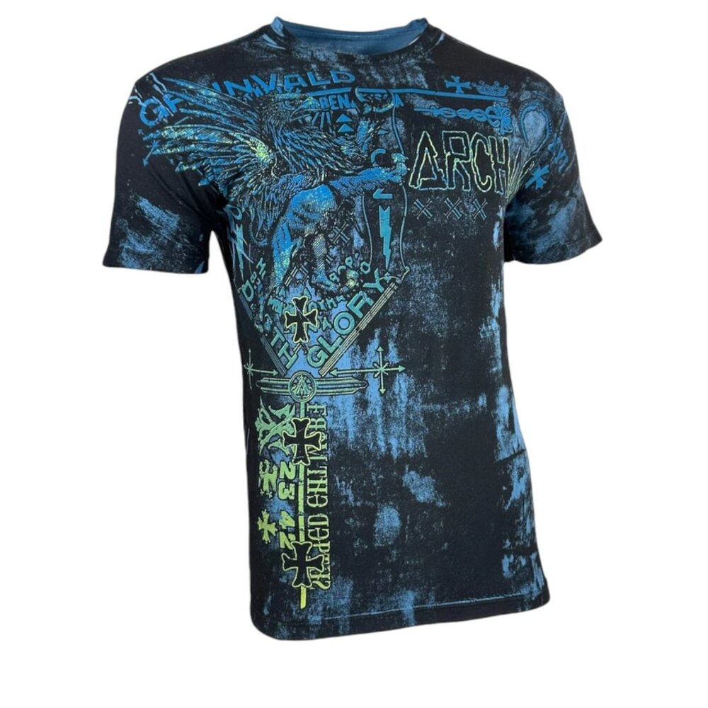 Archaic By Affliction Men's T-shirt Hearth Biker Tattoo S-5XL - Picture 5 of 7